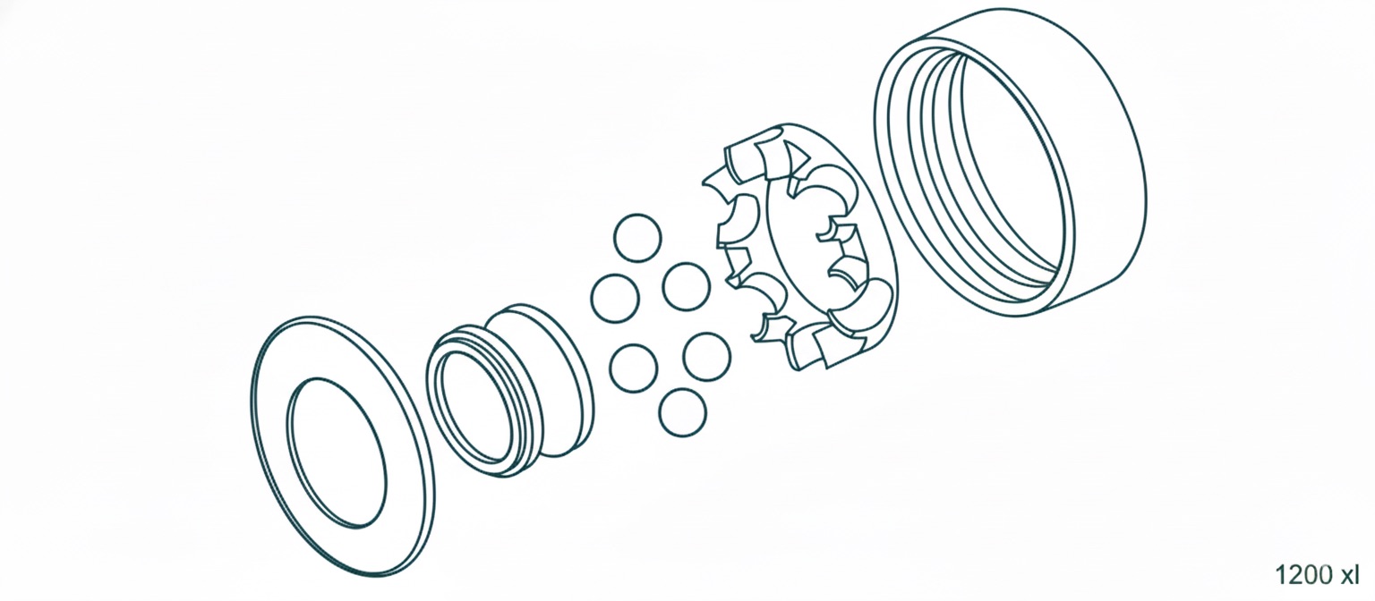 slozeni_loziska_krytka_kulicky_klec_krouzek